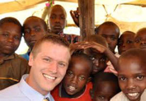 John Cropsey at Kibuye Hospital, Burundi, East Africa