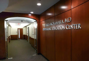 J Arch McNamara, MD Ophthalmic Education Center Hallway
