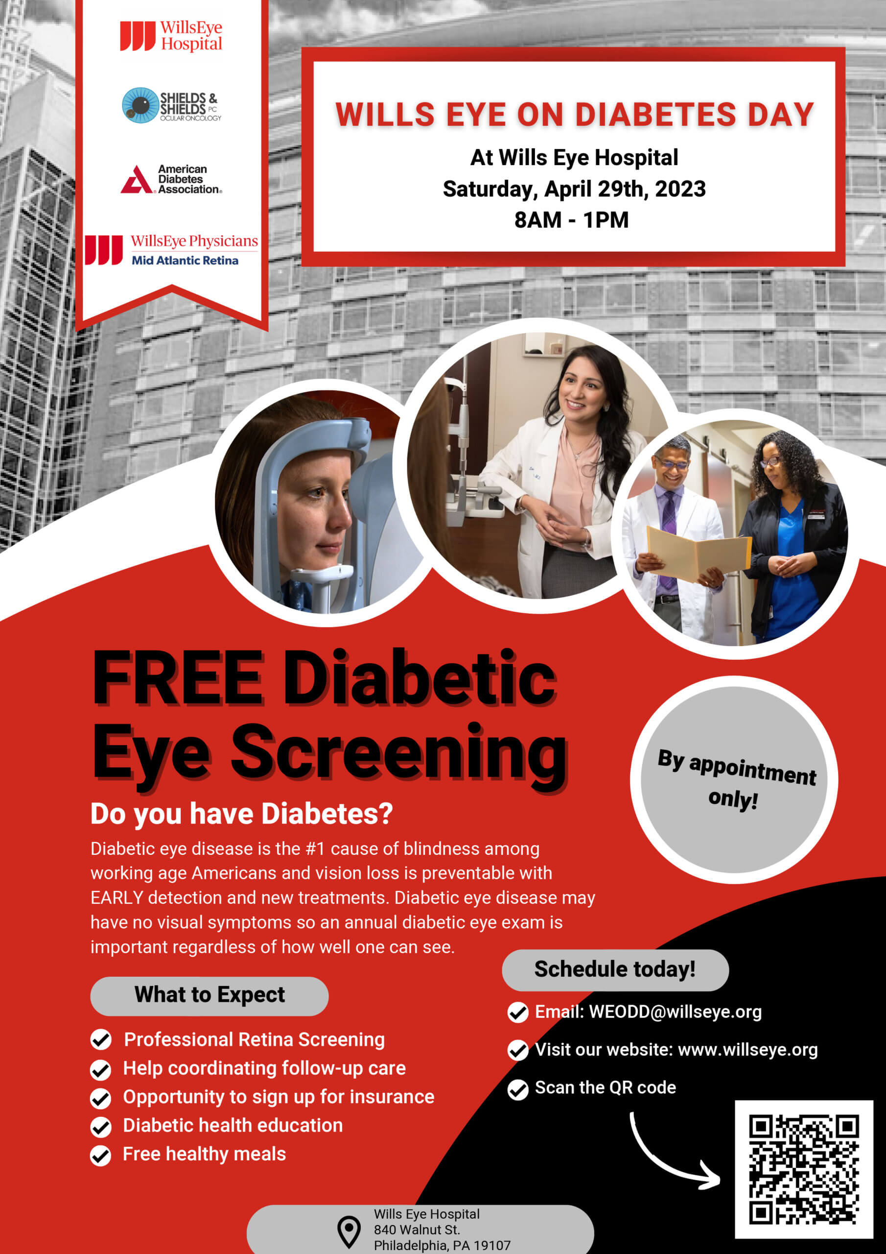 Free Diabetic Eye Screening Wills Eye Hospital