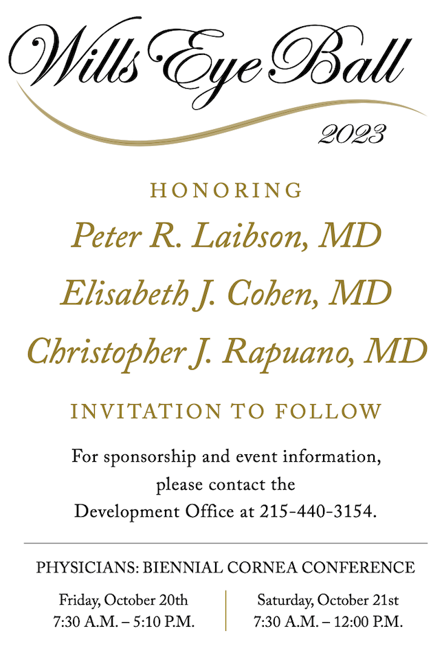 Eye Ball 2024_Honorees revised June 27 2023 Wills Eye Hospital