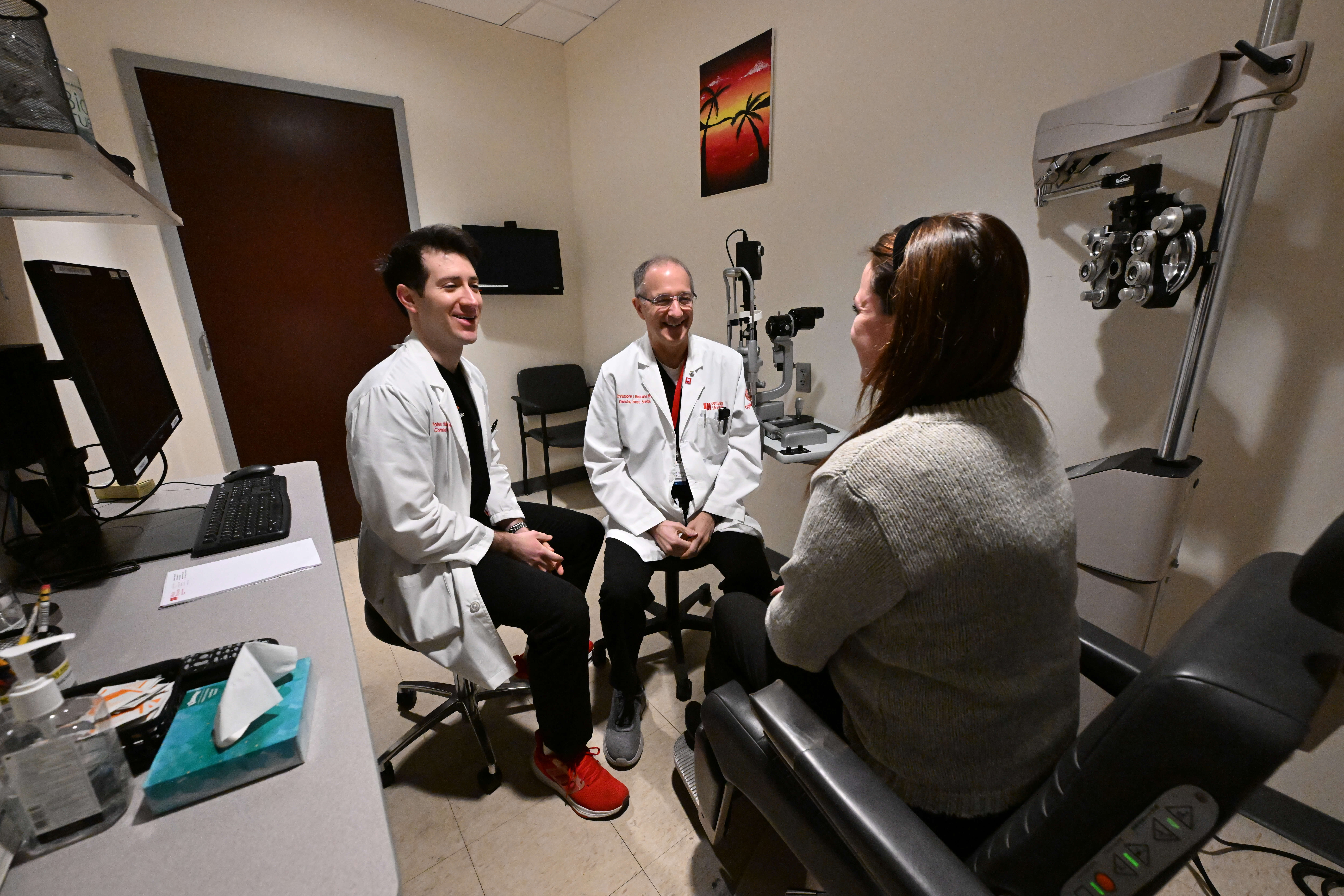 Eye Chart in the Eye Image